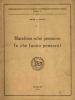 Macchine «che pensano» (e che fanno pensare)