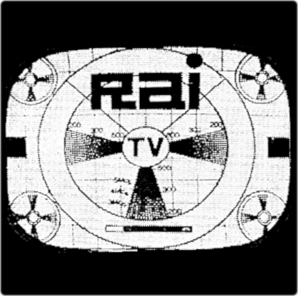 gennaio, il monoscopio usato nelle prime trasmissioni RAI ufficiali