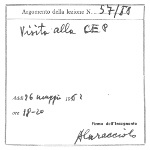 Maggio 1962, la gita al termine del corso di Caracciolo